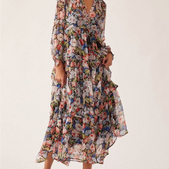 Anthropologie Dresses & Skirts - Anthropologie Marais Floral Tiered Maxi Dress in Multicolor